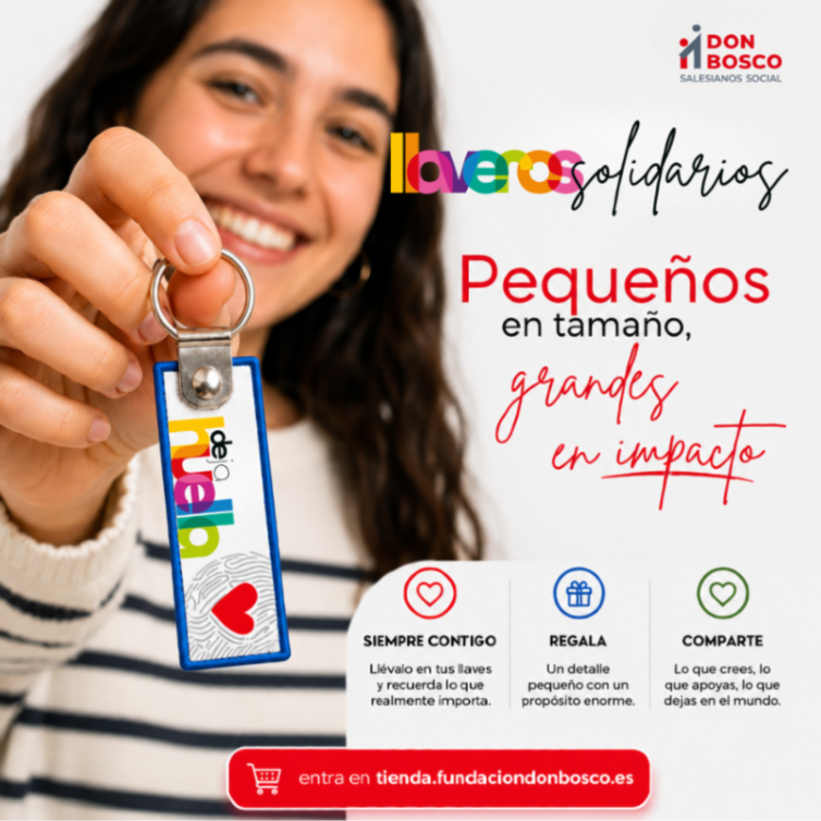 funddonbosco's tweet photo. ❤️ Pequeño en tamaño, grande en impacto.

Lleva la solidaridad contigo y deja huella allá donde vayas.

🔑 Consigue el tuyo en https://t.co/khqEDYiZgj https://t.co/mSuhXPJ19Q