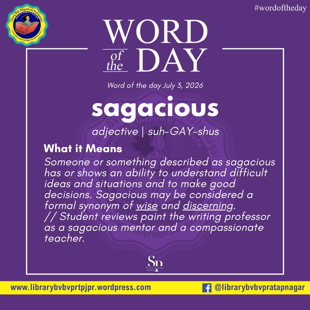 oflu_nurgl's tweet photo. World of the Day July 3, 2026, #wordofthedaychallengedone
#wordoftheday
#libraries
#learningenglish
#learning #CBSE #cbseschool #ncert #cietncert #bvbvpn
#word #learnenglish #wordsofwisdom #vocab #englishvocabulary #quotes #language #learning https://t.co/5Ztk3v0D6A