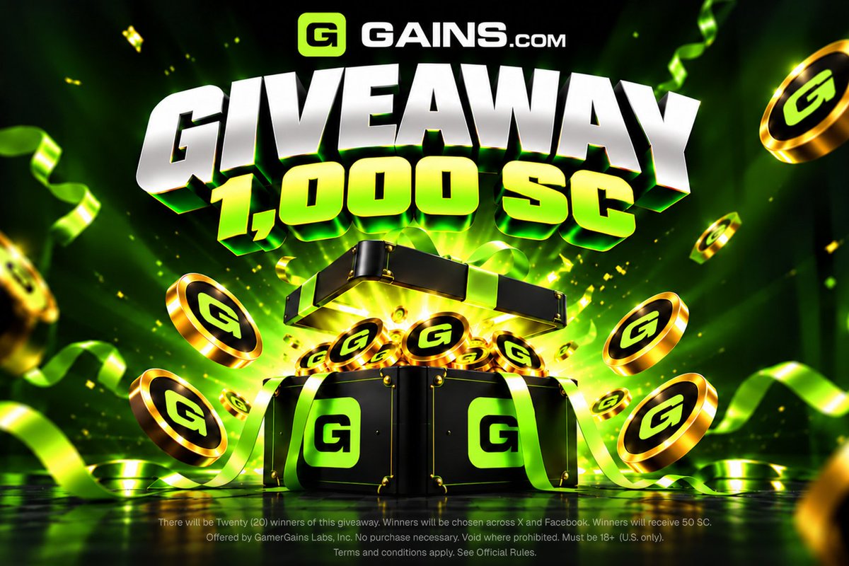 playongains's tweet photo. Everyone who Likes &amp; Comments JOINS the Giveaway 🎁

Picking 20 winners
(Must be Following) https://t.co/jsj4q4BAnU
