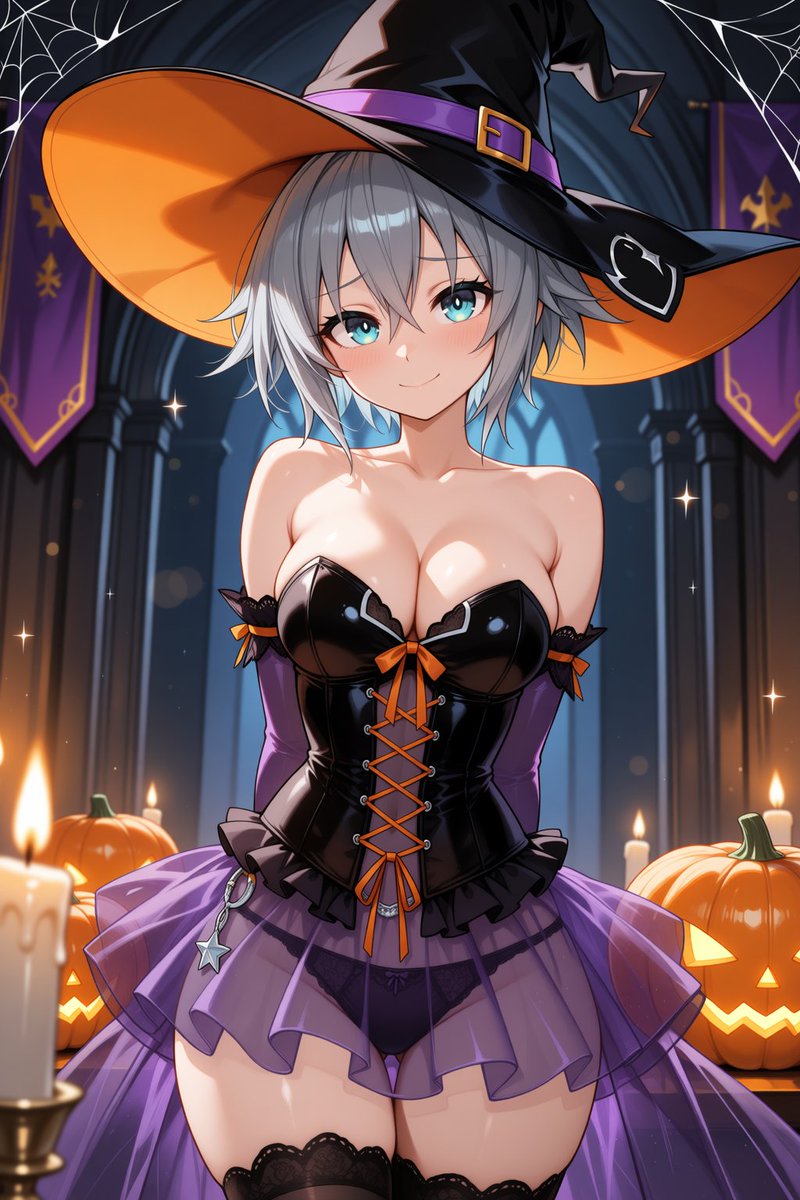fdrprtkv's tweet photo. Good day, everyone! My love for Mukuro is immeasurable, but I can't forget the other girls either! I'll mix in other Date A Live characters now and then, and today it's Nia in her Halloween looks! 🎃👻
#AIart #DateALive #デート・ア・ライブ #AIイラスト #NiaHonjou #本条二亜 https://t.co/umVJPWVCJB