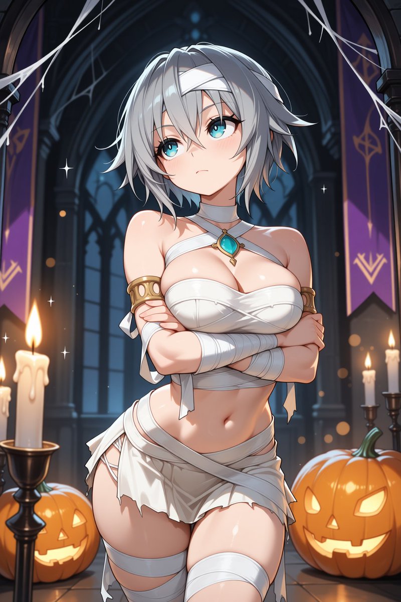 fdrprtkv's tweet photo. Good day, everyone! My love for Mukuro is immeasurable, but I can't forget the other girls either! I'll mix in other Date A Live characters now and then, and today it's Nia in her Halloween looks! 🎃👻
#AIart #DateALive #デート・ア・ライブ #AIイラスト #NiaHonjou #本条二亜 https://t.co/umVJPWVCJB