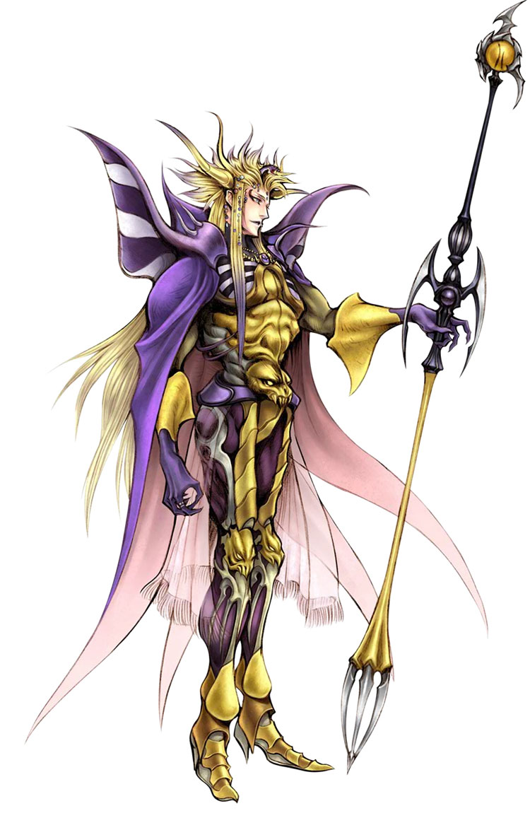 creativeuncut's tweet photo. Firion, The Emperor, Warrior of Light, and Garland from Dissidia Final Fantasy by artist Tetsuya Nomura. 

More art from the game: https://t.co/O5VyaJQbZo https://t.co/VHqR8dbQ3T