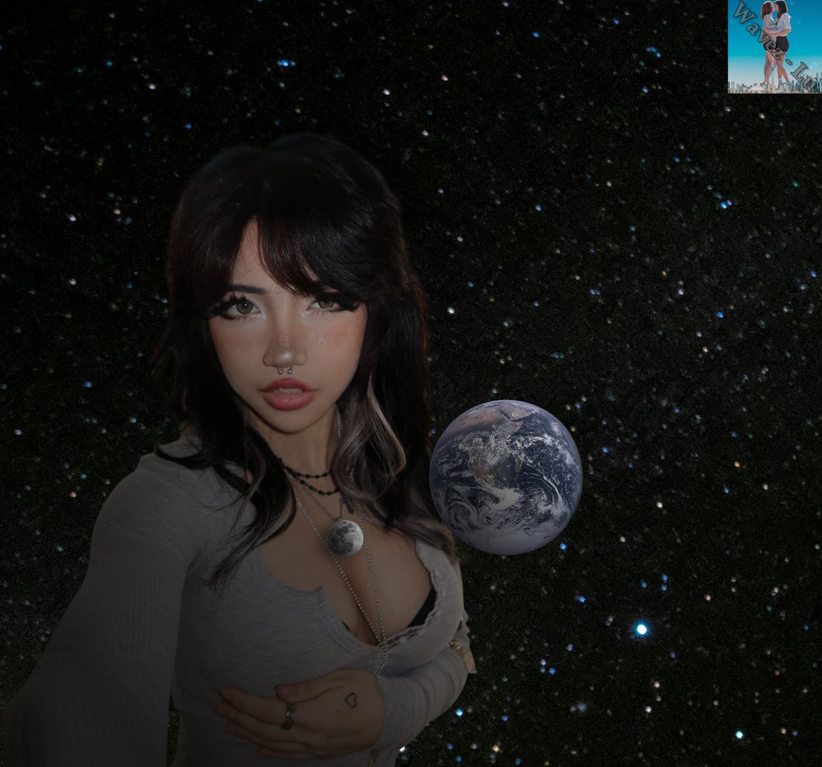 WavezLu's tweet photo. Planetary Angelicat 3/3

#giantess #macrophilia #sizewitter https://t.co/O8Pre4RDyx