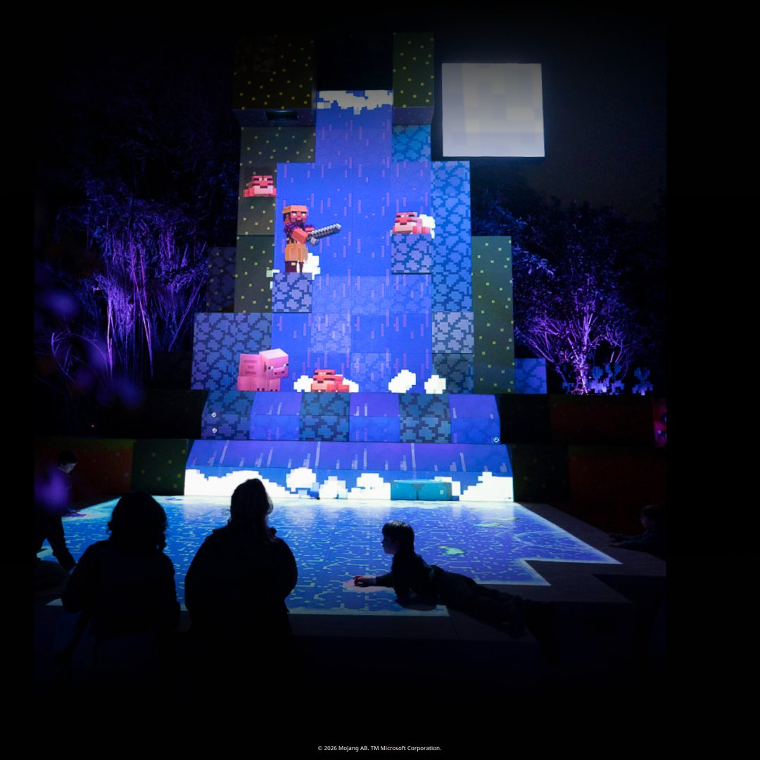 MinecraftExpIRL's tweet photo. Welcome to the Overworld! ⛏️

Minecraft Experience is now open for adventure.

Discover more about this immersive experience in Santiago, Chile 👾 and get your tickets today through the link in our bio.

#Minecraft #MinecraftSantiago https://t.co/ZBeclnwzsG