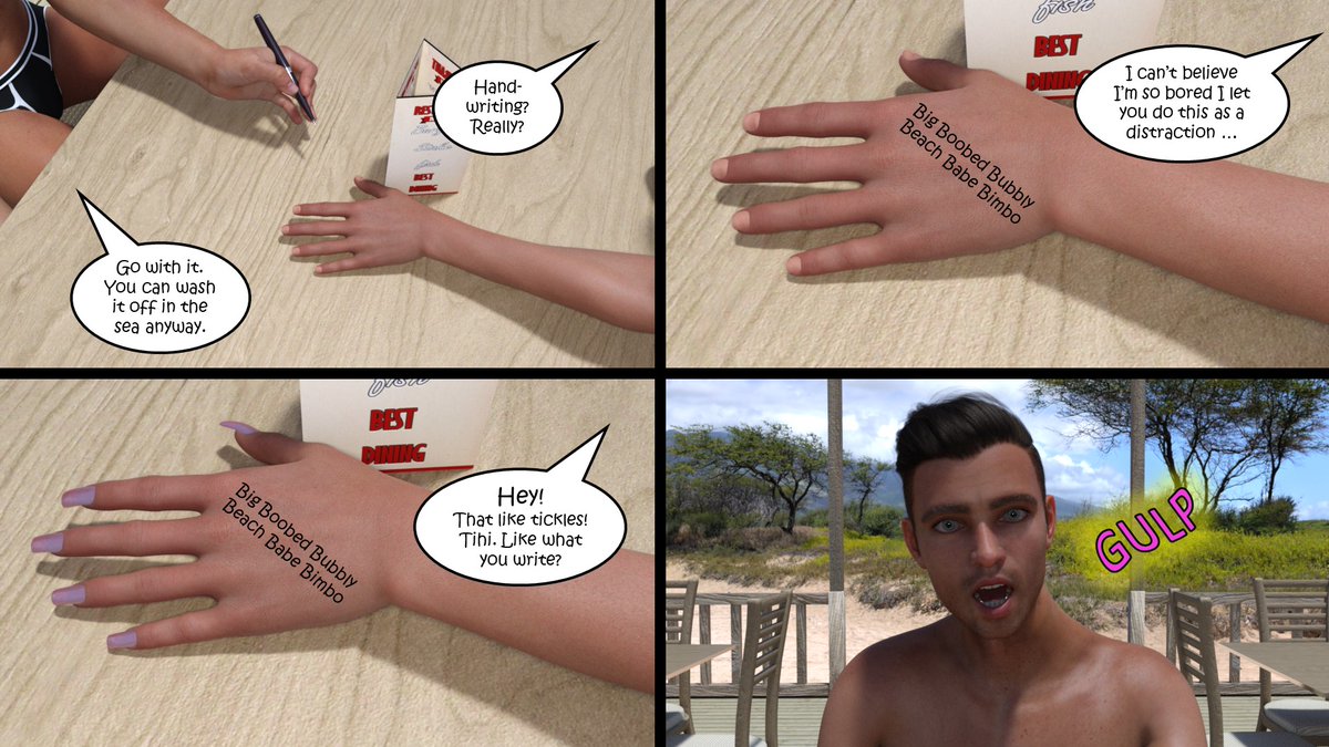 HexxetVal's tweet photo. What would you change if you had a pen that could rewrite reality?
Gabriel is about to find out during a very unusual vacation.
#comic #realitychange #urbanfantasy #transformation https://t.co/LjJPz8BGmC