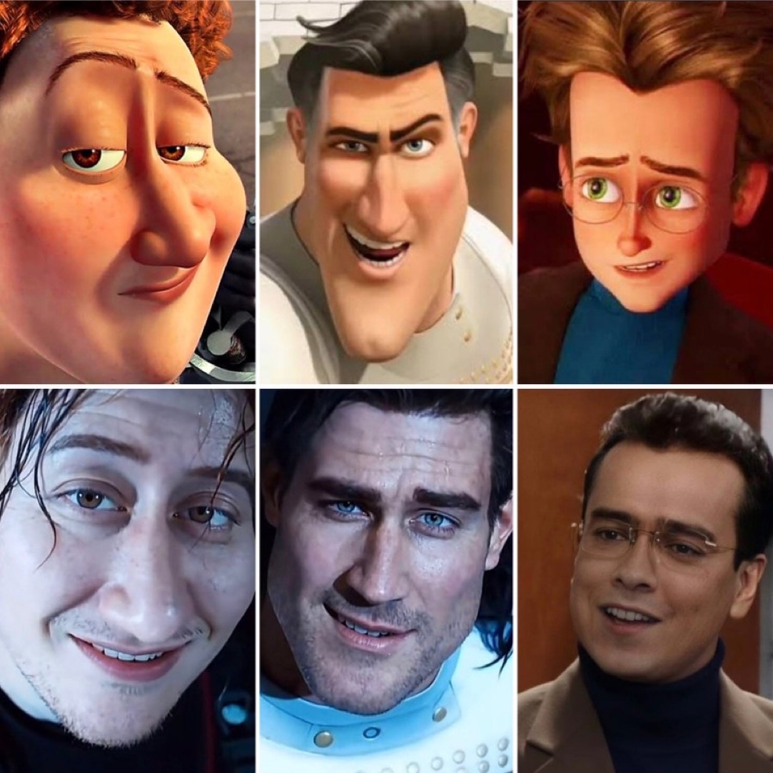 Guarromantico_'s tweet photo. Personajes de Megamente en la vida real. https://t.co/iUSnuHJ9HB