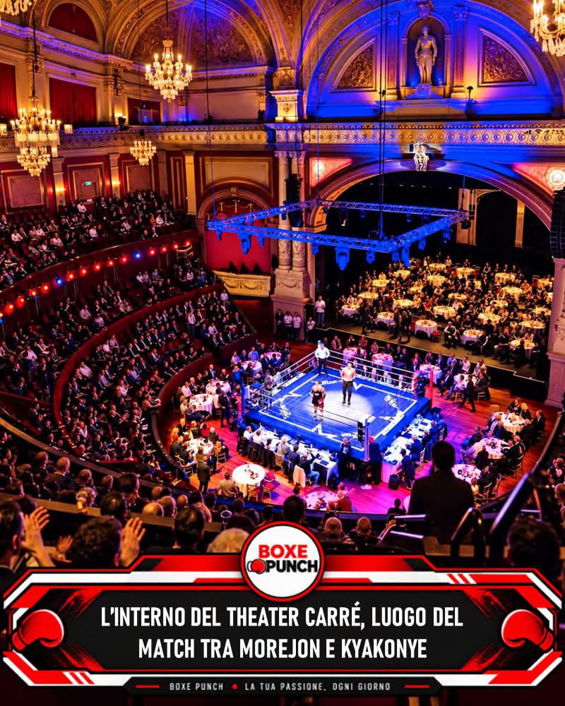 MarioSalomone89's tweet photo. Theater Carré, Amsterdam. Can't wait to be there to cover Angelo Morejon vs Willy Kyakonye 🥊🥊🥊 https://t.co/5wmwgaAe6P