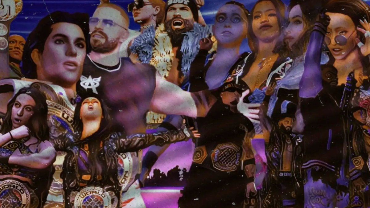 FedPWC's tweet photo. It took some motivation to get this one. the PWC Murals are back! Next 10 EPs this will be in the arena.
Featuring
@TheeGlowStruck 
@SophiaAndEsme 
@ChelG__ 
@AimiRacoon0503 
@snowqueentay 
@Sk8erGirlCJP 
@JustCreationn 
@TheBodyOfCAW_DV 
@TeamNewEmpire 
@IsolationPWO 
@KyleKingPWO 
@KnoxEmOutQuan 
@3BWOODS