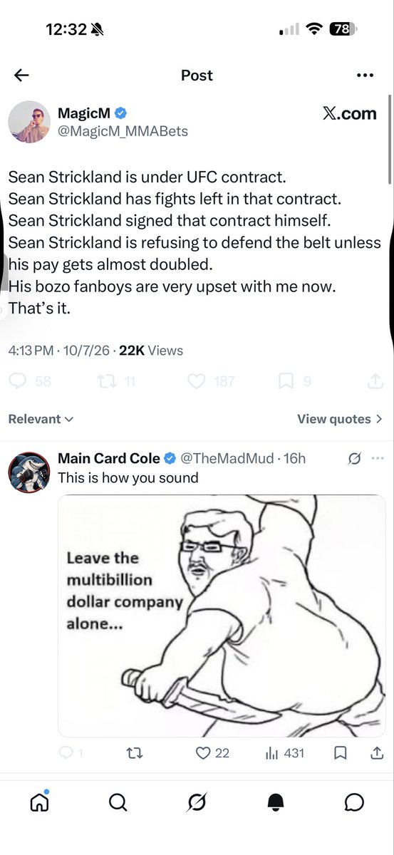 TheMadMud's tweet photo. @aljoisthegoat Dude he blocked me too, for this 💀💀💀💀💀 https://t.co/AorFWVbx5V