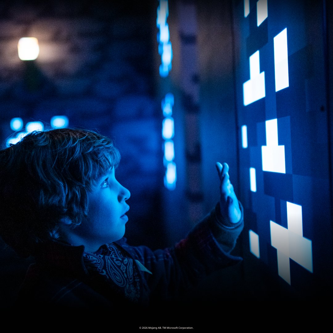 MinecraftExpIRL's tweet photo. Welcome to the Overworld! ⛏️

Minecraft Experience is now open for adventure.

Discover more about this immersive experience in Santiago, Chile 👾 and get your tickets today through the link in our bio.

#Minecraft #MinecraftSantiago https://t.co/ZBeclnwzsG