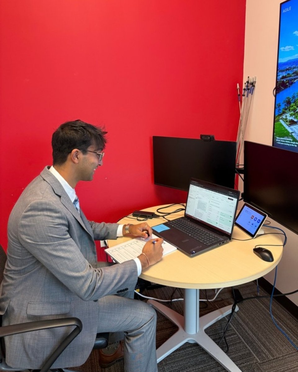 AMAROKSecurity's tweet photo. Last week at AMAROK, we hosted our annual Sales Competition! 📞

Students at the University of South Carolina went head-to-head in our cold-calling AI simulation, putting their sales skills to the test, building confidence, and learning how to navigate real-world conversations. 

Our interns helped bring this event to life and create an opportunity for students to learn, grow, and connect with the AMAROK team. 

Congratulations to everyone who participated and a special shoutout to our top performer, Sam Burton! 👏