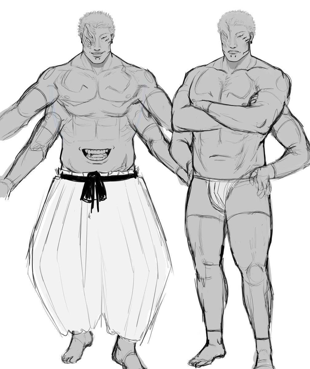 kiyzeiin's tweet photo. might as well post these sukuna sketches (and higu) here too i guesss https://t.co/BpLRBaeolK