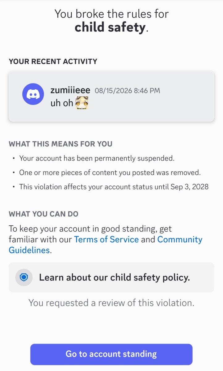 memolostic's tweet photo. @discord_support you guys really need to help and justify this https://t.co/LhE2zdWrvb