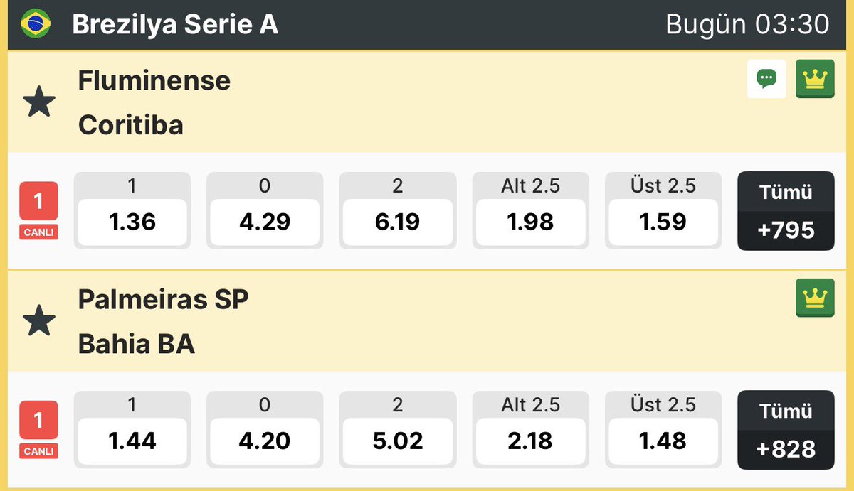 betvalueanaliz's tweet photo. gece aşağıdaki iki maçtan birine 3.000.000₺ basacağım ve maçı sadece bu gönderiye tüm butonlara eksiksiz basıp ihtiyacı olanlar görecek.

maçıma güveniyorum ve tutacağını biliyorum. 
erken görebilmek istiyorsanız yoruma bakın. https://t.co/Cxn1fXmMyf
