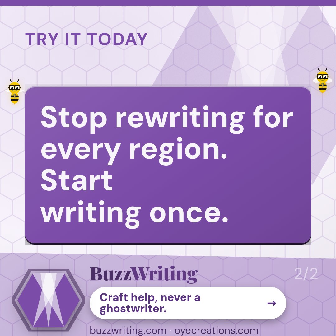 buzzcompose's tweet photo. Your lyric reads perfect in English. Does it still land in British English, with different date formats, different spelling conventions? BuzzWriting adjusts everything for 45 countries at once. Try it free.

#songwriting #lyricwriting #writingcommunity #buzzwriting https://t.co/1sk9KWjbs6
