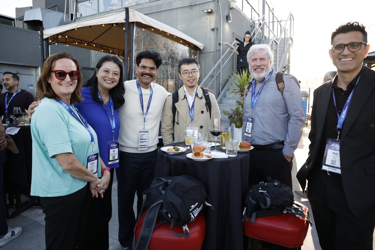 AIconference's tweet photo. The best moments happen beyond the stage. 🤝

From new connections and hands-on experiences to robot encounters, The AI Conference 2026 brought the AI community together in more ways than one.

What was your favorite moment? https://t.co/z0hOFTd0Q3