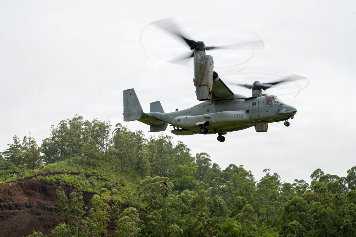 USNINews's tweet photo. 4 Marines Receiving Medical Care After Osprey Mishap — USNI News
https://t.co/RGIMZwrESx https://t.co/zP9BoTdUGw