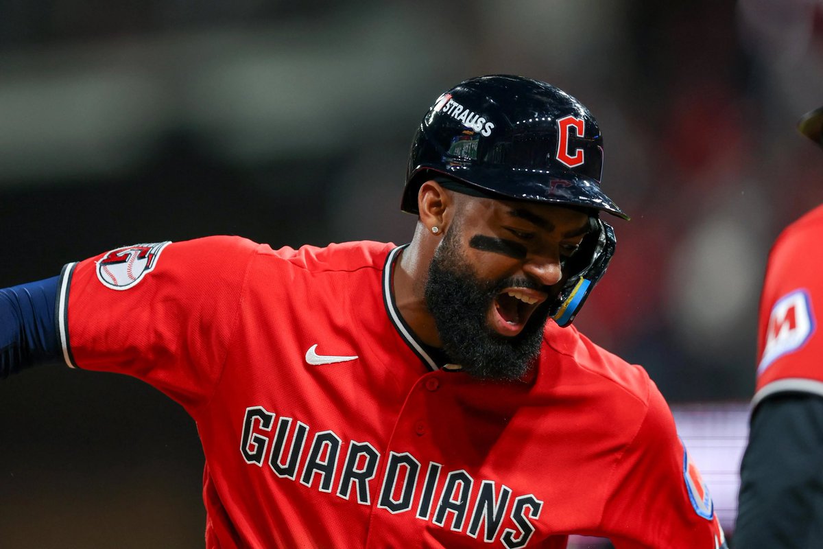 beaxhweek's tweet photo. @TalkinBaseball_ jo adell went from misplaying balls in the outfield/assisting them over the wall for home runs to ruling october (kind of, so far..) https://t.co/d3VtynVBjE