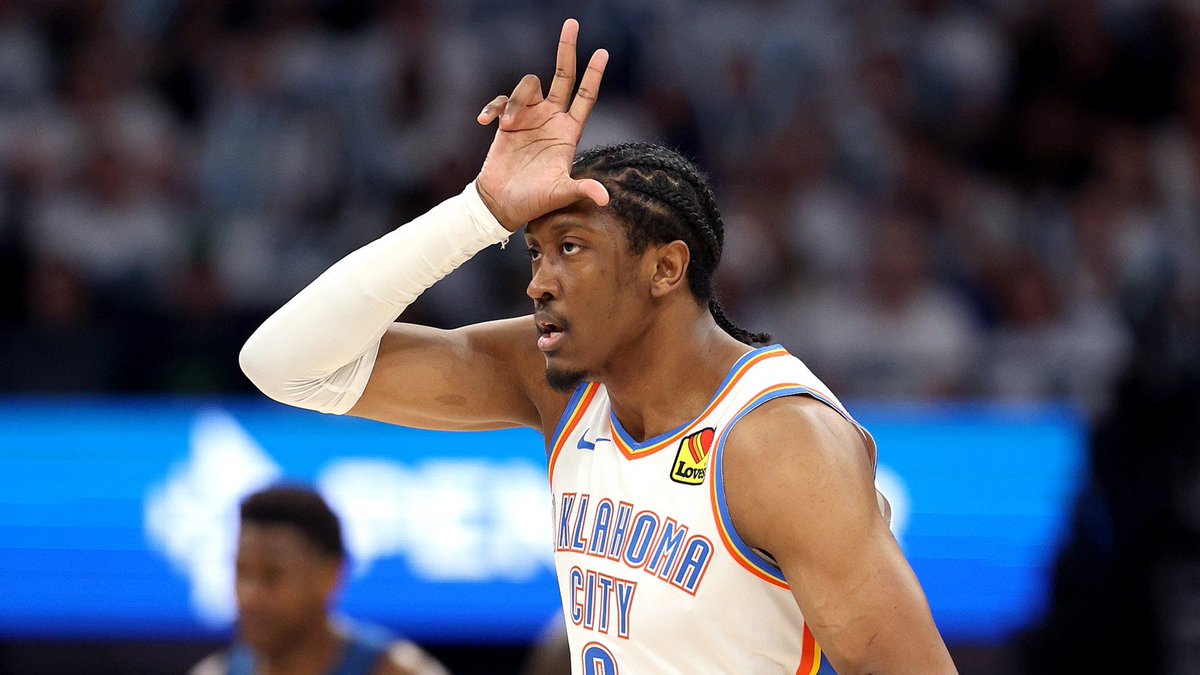 SleeperThunder's tweet photo. When discussing his performance in the Thunder’s second preseason game, Mark Daigneault said Jalen Williams has an “electric motor” that is contagious inside the team.

“He was awesome. It’s just great to see him out there playing with the confidence and aggression that he did on both ends of the floor. He’s got an electric motor that is contagious inside the team, and you really feel it when he’s on the court, you know, on both ends of the court.”

(Via @CAlmanza1007) | #ThunderUp