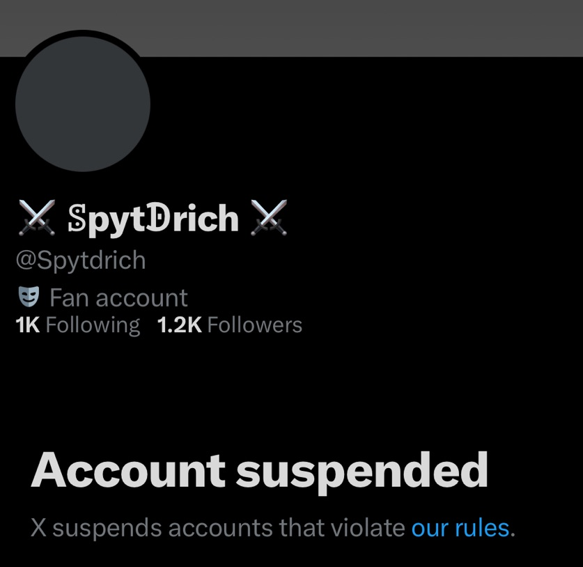 tituspulloleg13's tweet photo. @TeegySmith @Spytdrich @CathyWeirCar I think X is deleting them. https://t.co/jeOFCX3F0q