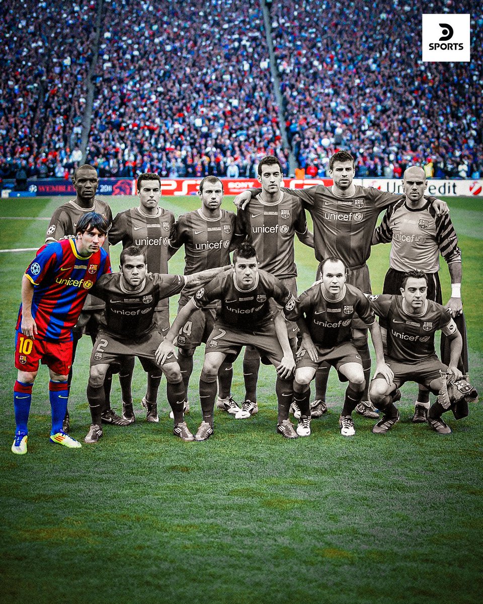 DSports's tweet photo. LIONEL MESSI, EL ÚNICO FUTBOLISTA ACTIVO DE UN HISTÓRICO BARCELONA 🥹🔵🔴

📌 Con el retiro de Pedro, la Pulga es el último jugador que continúa su carrera de aquel Barça 2011. 

🏆🔥 Ese año, los dirigidos por Pep Guardiola ganaron 5 títulos, donde destacan la UEFA Champions League y #LaLigaEnDSPORTS.