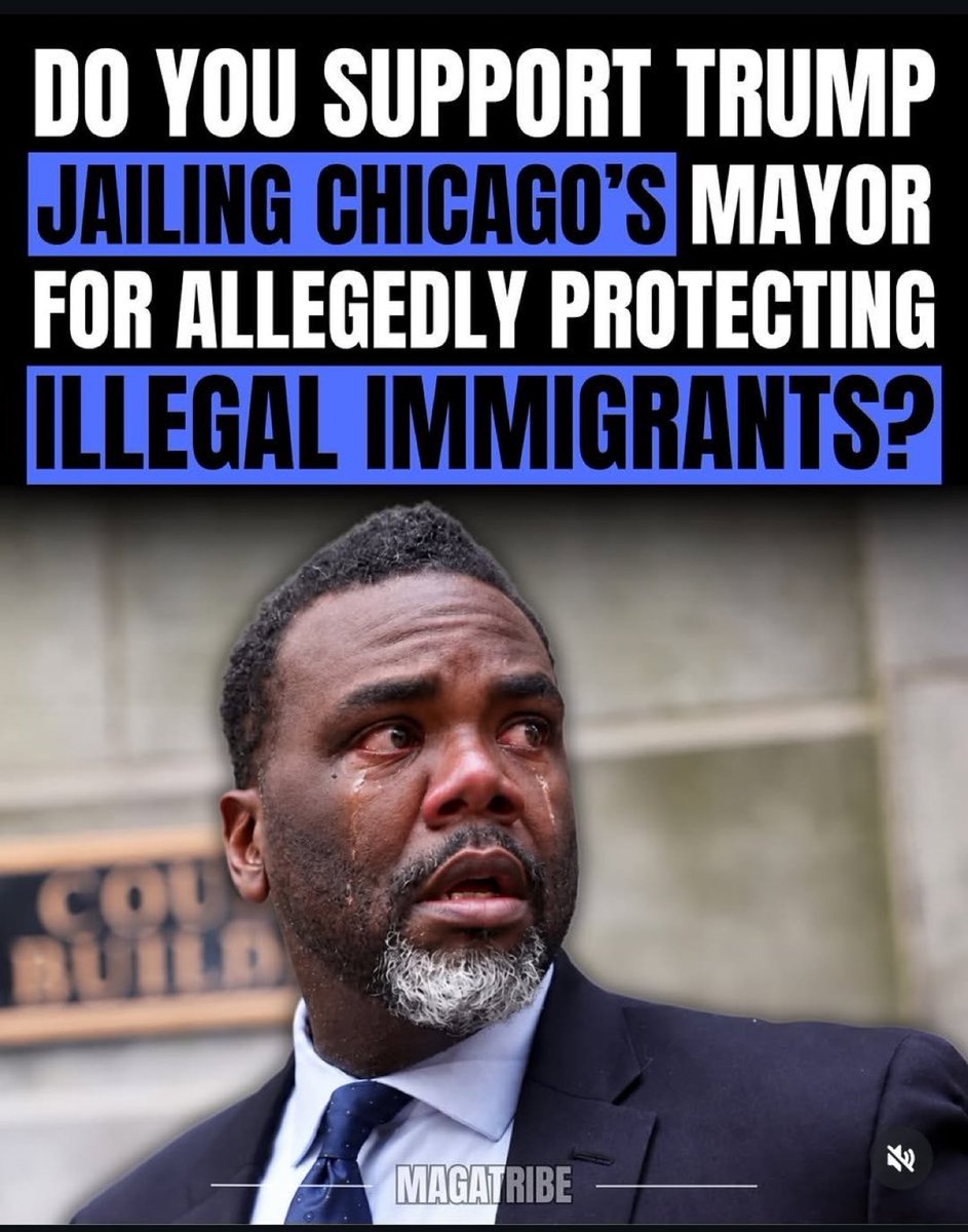 Trump_Jr_GC's tweet photo. Do you support Trump taking action against Chicago officials accused of protecting illegal immigrants?

Yes or No https://t.co/A3TCzTbtfX