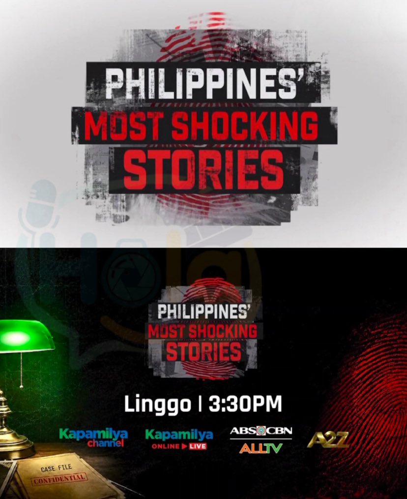 holaphofficial's tweet photo. Abangan ang bagong oras ng mga kwentong gumigìmbal sa telebisyon linggo-linggo! #PhilippinesMostShockingStories, NEW TIMESLOT simula OCTOBER 11, SUNDAYS, 3:30PM pagkatapos ng My Puhunan: Kaya Mo sa #ABSCBNYesWeekend! https://t.co/hC8k3cK3bn