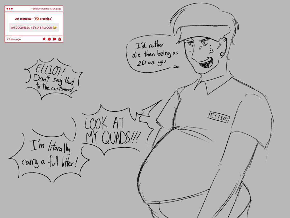 delulu_croutons's tweet photo. He’s gotten sassy… dw his dad is there to keep him in check the best he can at least
Future Neighbourhood au
#elliotbuilder implied #pizzapie https://t.co/KdV5KrXU7E
