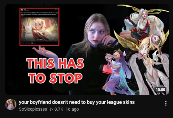korillakumii's tweet photo. does she not know that's the sole purpose of getting a bf on league ? https://t.co/ji5Uxgsgn2