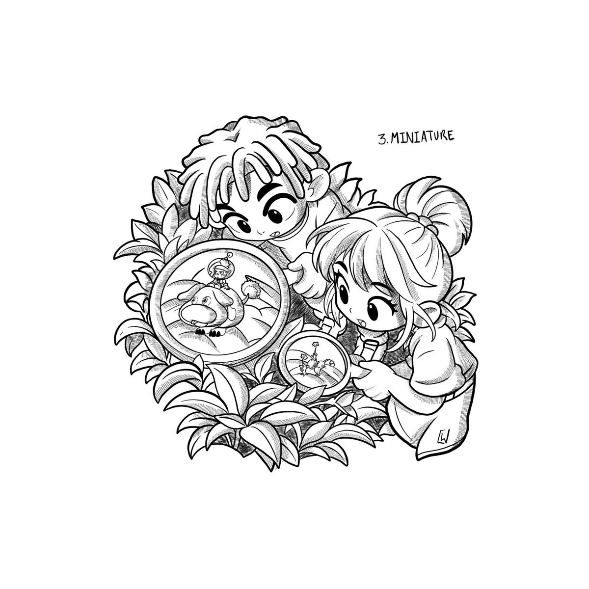 winley_o's tweet photo. Inktober Week 1. Apple, Relic, Miniature, Cactus, Smack, Ogre, Panic. #gravityrush #creativewiz #atla #pikmin #pokemon https://t.co/orvraQa6w7