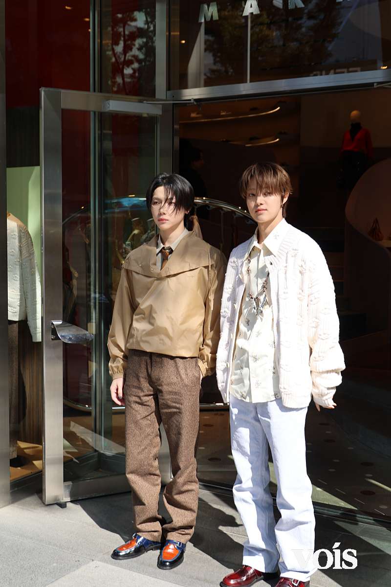 voisjp's tweet photo. &amp;TEAM・EJ ＆ NICHOLAS
表参道に降臨！
「MARNI」フォトコールに登場

MARNI 2026年秋冬コレクション VOL.2
ローンチイベント

イベントフォト８枚掲載📸

🗒️記事はこちら
https://t.co/TcwPvB1cft https://t.co/c5TV9SbSs9