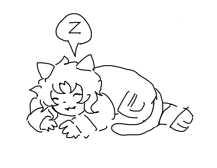 Wwhqwq's tweet photo. goodnight little nepeta 🥺 https://t.co/jY7u7YvVZm