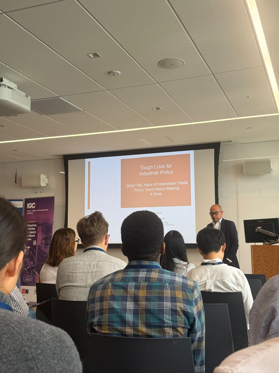 ChatibBasri's tweet photo. Untuk mahasiswa ekonomi dan mereka yang tertarik tentang Industrial Policy, berikut Keynote speech saya di Konprensj Firms, Trade, an Development di Yale University, 11 September 2026. Bisa diikuti di youtube ini

Firms, Trade, and Development Conference 2026 Keynote: Muhammad Chatib B... https://t.co/uBy2Oy8DoM via @YouTube