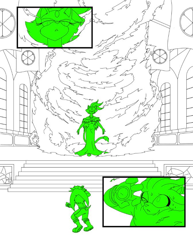 tierafoxglove's tweet photo. wip of another blackwood piccie tinkering with. don't really think about damsel in distress with controlled Blaze, I think this is a real threat. 
'you shall not harm master blackwood' https://t.co/T2isKHFRBX