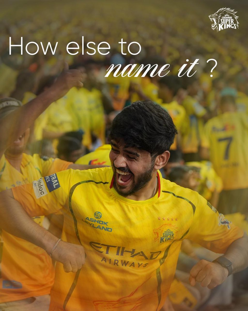 ChennaiIPL's tweet photo. This feeling. Unexplainable 💛 

#WhistlePodu https://t.co/4KPMRHV5ui