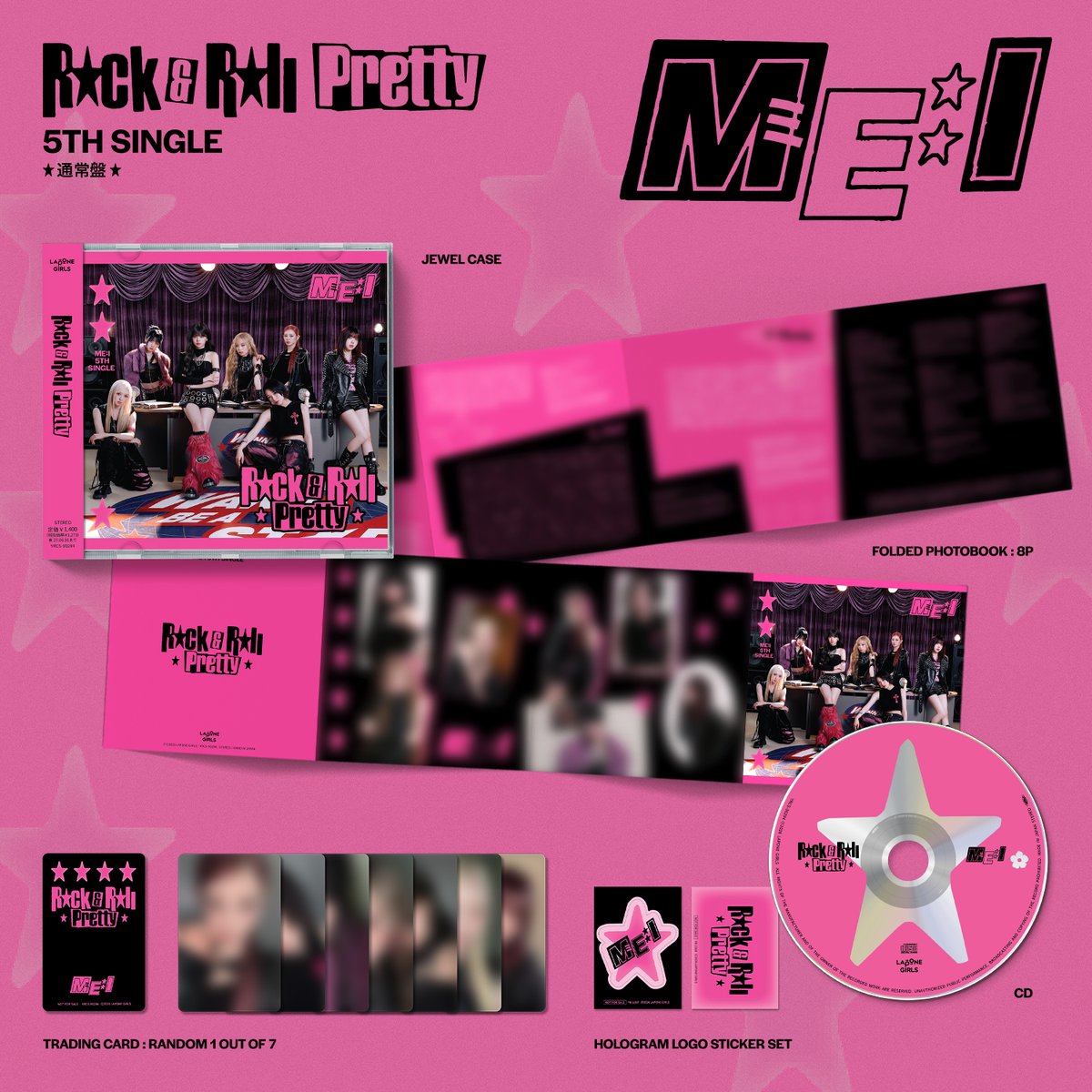 official__ME_I_'s tweet photo. ┅┅┅┅┅┅┅┅┅┅┅┅┅┅┅┅┅

𝑷𝒂𝒄𝒌 𝑺𝒉𝒐𝒕 ٠ 通常盤

┅┅┅┅┅┅┅┅┅┅┅┅┅┅┅┅┅

ME:I 5TH SINGLE
꧁ 𝑹𝒐𝒄𝒌 &amp; 𝑹𝒐𝒍𝒍 𝑷𝒓𝒆𝒕𝒕𝒚 ꧂
https://t.co/38ysSfr13m
Dec 2, 2026 Release

#ME_I_Rock_Roll_Pretty
#ME_I #ミーアイ #미아이 https://t.co/LNP3YHMHuJ