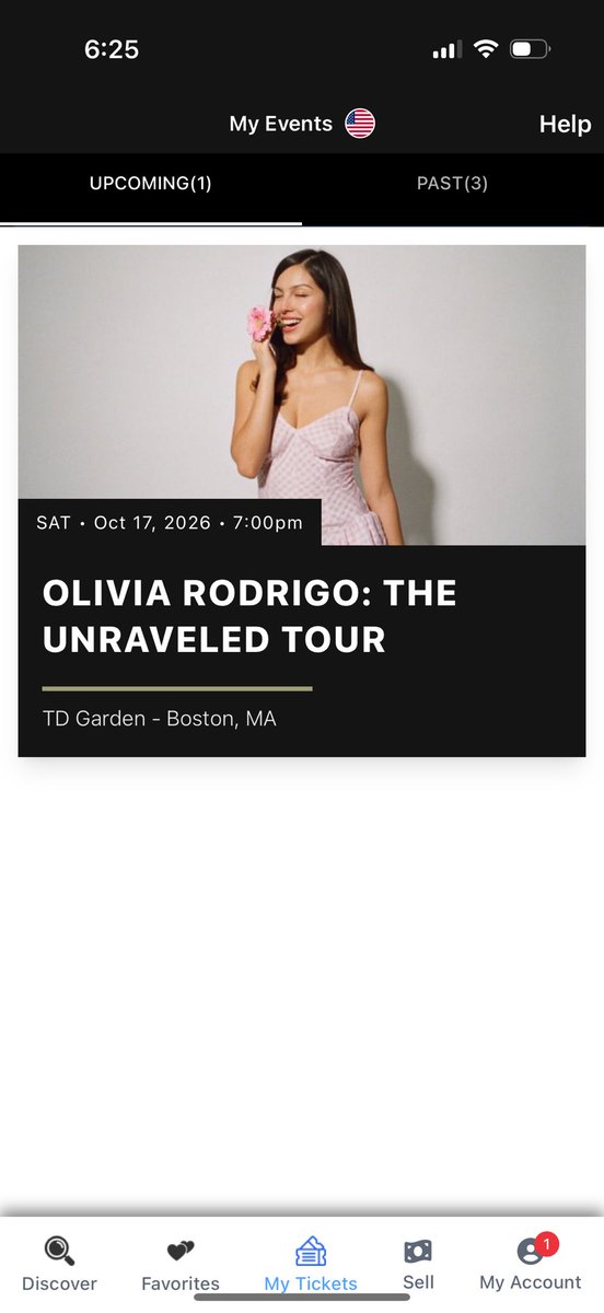 Lute4163's tweet photo. Hii Guys! I  WTS  my 3X Sat, Oct 17th Olivia Rodrigo Tickets in TD Garden - Boston, MA

Time: 7:00pm

I’m asking for $265 each!😭

Pls dm me if you would be interested!!, also I can negotiate the price
#OliviaRodrigo https://t.co/fwi1nKkbyD