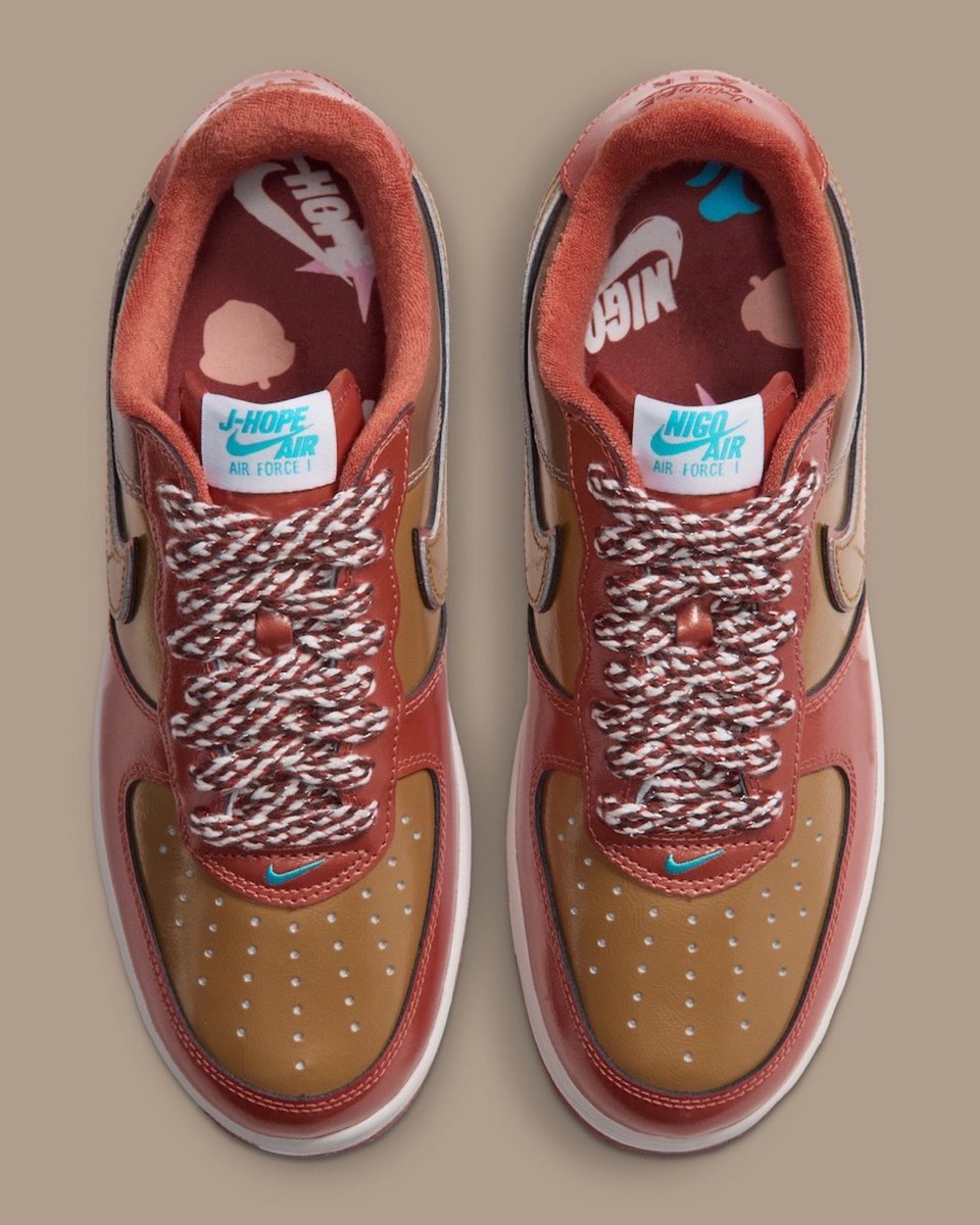 JustFreshKicks's tweet photo. j-hope x NIGO x Nike Air Force 1 “Burnt Sunrise” 🐿️ 

🗓️ October 22nd
💰 $150 https://t.co/FdRxiIpEO6
