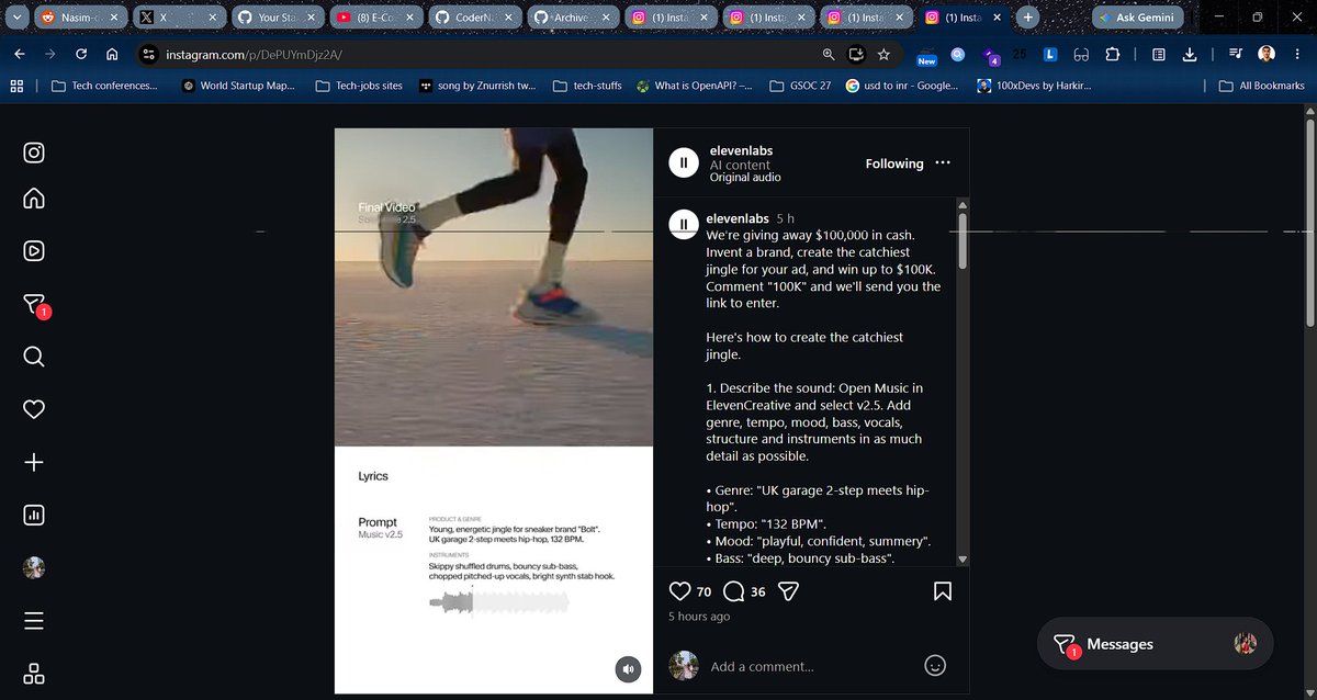ItsNasim254's tweet photo. Dear @metaindia  as you can see   here  in the desktop or web  version there are many features have but I think  two posts  imp  features are missing , and thats make  user experience. so bad so   please @AIatMeta @instagram @mosseri @finkd  take  a deep look and build a eniree new  experiencewhen using  web version that  kinds of bad user experience.

2.  the repost and add to story button features als o should be integrated when i press the share button its should work & also share it to as  story.
as  a developer,  AI  engineer I feel this 3 features are  must features.