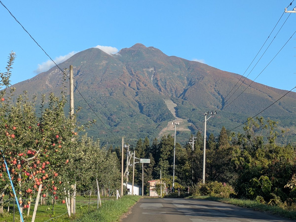 _rutan_rutan_'s tweet photo. 金曜日の岩木山。
おはようごす。
紅葉🍁すすんできてら。
今日もいいお山だじゃ☺️

#津軽弁 #岩木山 https://t.co/oK7y2Ky25O