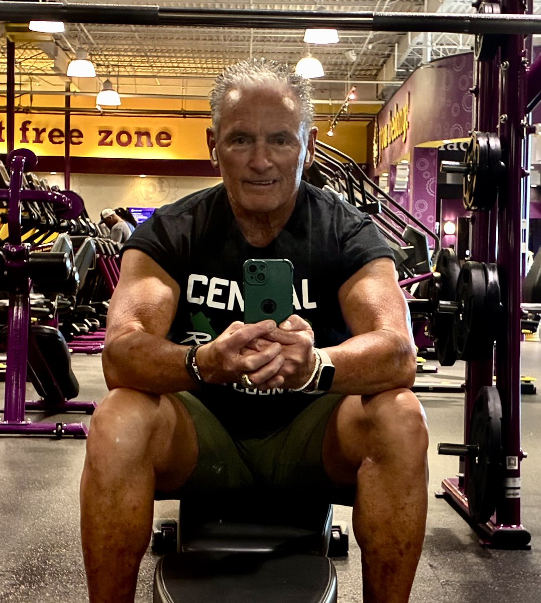 RunMaster67's tweet photo. First Day back in the Gym after a little 2day Sickly Mess. Felt Good 
YOU CAN if YOU WILL https://t.co/xrX0ruVdZQ