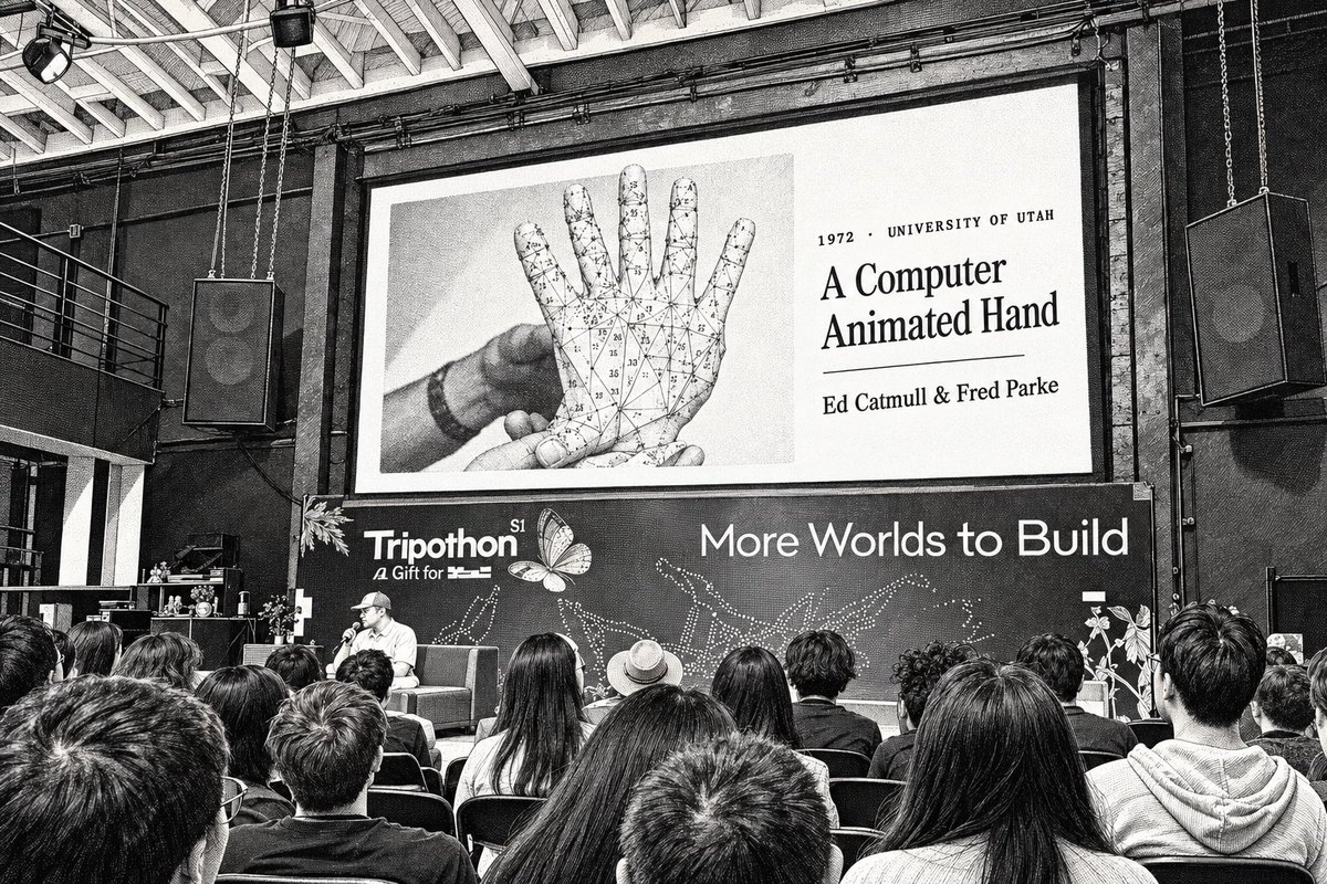 romyilano's tweet photo. Man I came to this #tripothon last minute but itโs soooo good almost slept on it - ya bei Cao cofounder of @tripoai giving a deeply personal & honest talk on changes in the industry as well as using agents with 3D https://t.co/xKW5Q1WK3T