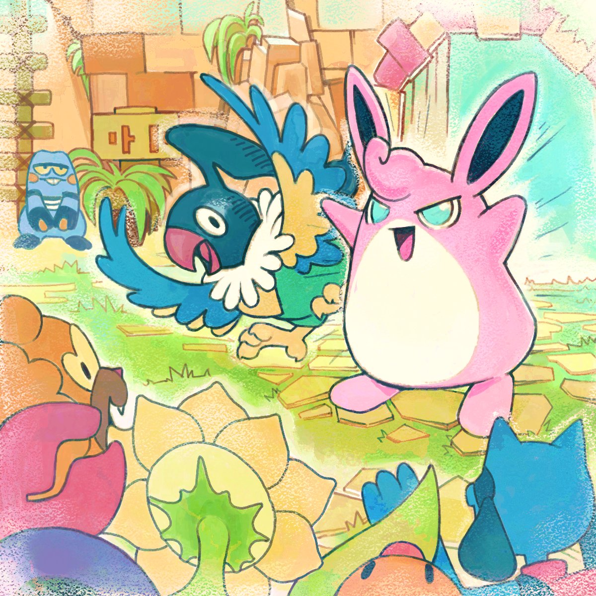 gigaegg2's tweet photo. mystery dungeon on my mind recently... 
also submitting for vgen challenge ;D https://t.co/HO03L7eyXQ