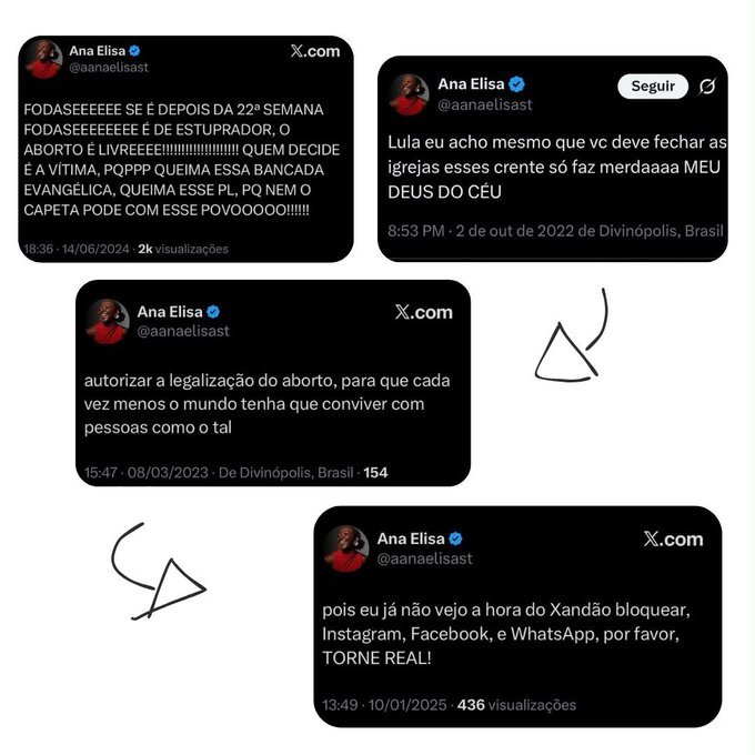 ALBERTOIANNUZZ6's tweet photo. 🚨URGENTE- CAMPANHA de Lula convoca reunião urgente diante do novo escândalo da nova coordenadora digital.
ESCONDERAM A JANJA E ARRUMARAM OUTRA MUITO PIOR.

LULA NÃO FECHE MINHA IGREJA https://t.co/RCZEWcWQGY