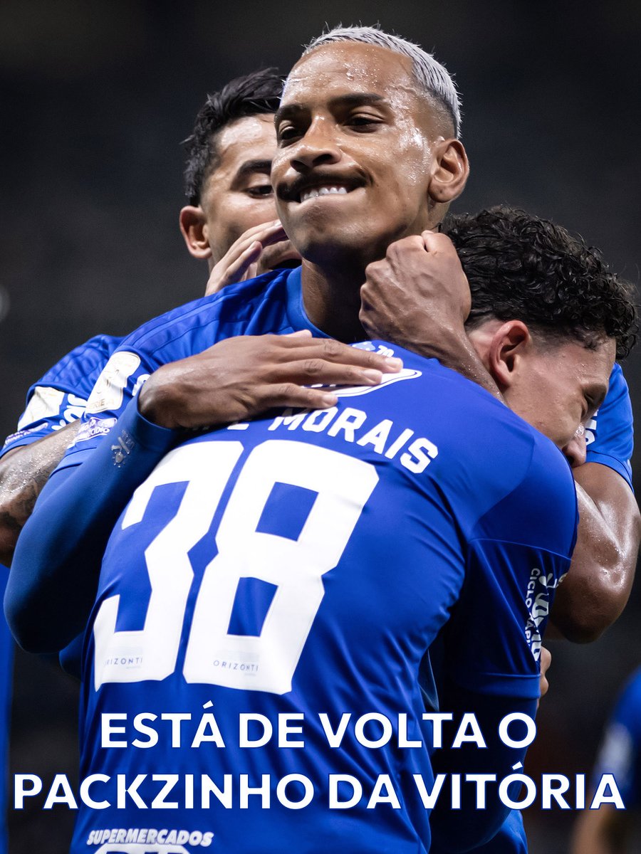 Cruzeiro's tweet photo. Oi, sumido. O 𝐏𝐚𝐜𝐤𝐳𝐢𝐧𝐡𝐨 tá de volta! ✌️😎 https://t.co/1IoBV1mALS