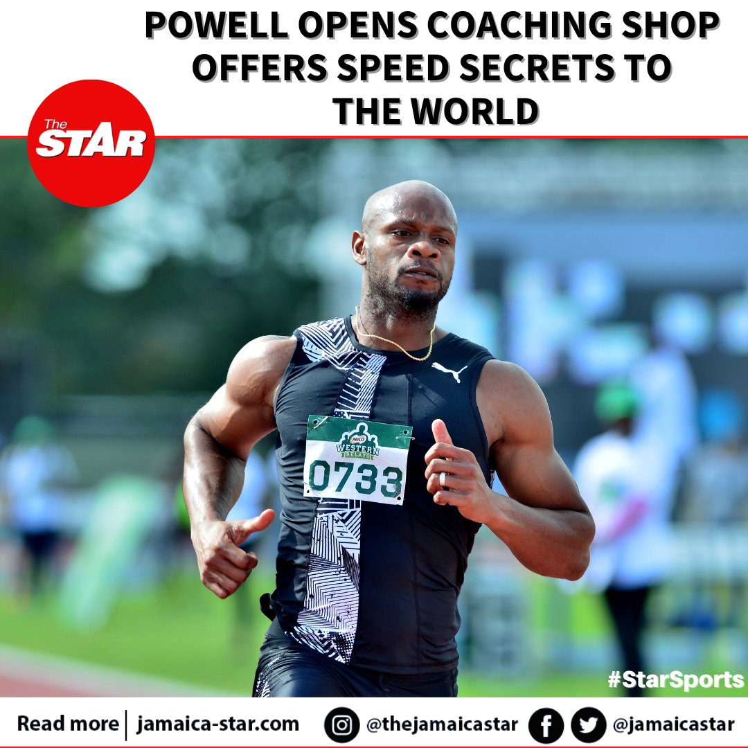 jamaicastar's tweet photo. #StarSports: Athletes across sporting disciplines who need speed to be successful can now learn from the man who once owned it, former 100m world record holder Asafa Powell.
READ MORE: https://t.co/nPJIClmNTj https://t.co/h0wHoJsnAR