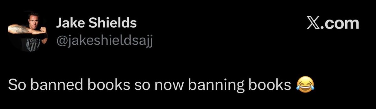 jakespellcheck's tweet photo. So banned books so now banning books 😂 https://t.co/ZBMdAxXRP2