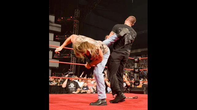 JrGrilling's tweet photo. On This Day in 2007:
Live from Grand Rapids, Michigan,
@JRsBBQ called the chaotic aftermath of No Mercy as Shawn Michaels made his shocking return to confront new WWE Champion Randy Orton, blowing the roof off the arena.
#GrillingJR #WWERaw #RuthlessAggression https://t.co/K1ImrVBYg3