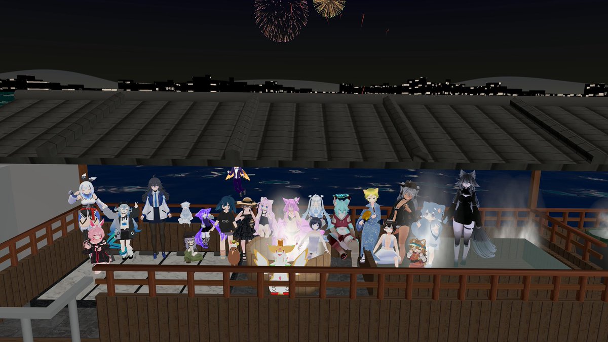 kuraira_'s tweet photo. ワールドツアー参加するの遅くて温泉とか卓球しか行けなかった。
#VRC初心者ワールドツアー https://t.co/cWuIdjLokY