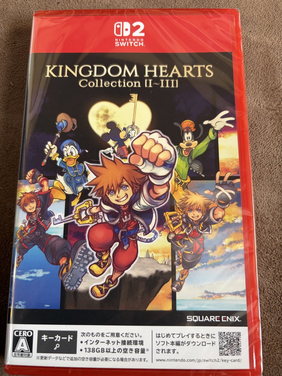 memoriesoff1's tweet photo. 収録されていると思っていたゲーム
・キングダムハーツⅠ～Ⅲの3個
実際に収録されていたゲーム
・Ⅰのファイナルミックス
・チェインオブメモリーズ
・358/2(映像のみ)
・Ⅱのファイナルミックス
・バースバイスリープ
…あと5つの計10個 https://t.co/XAUB0s7Kja